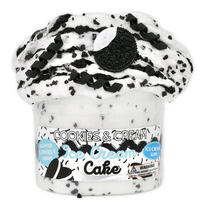 Cookies and Cream Layered Slime