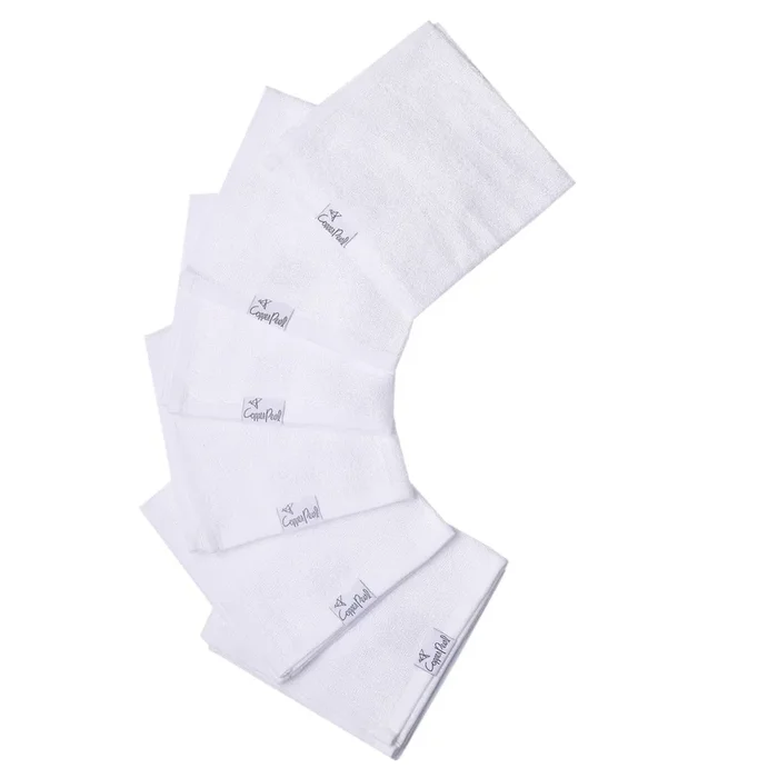 Copper Pearl 6 Ultra Soft Wash Cloths in Dove