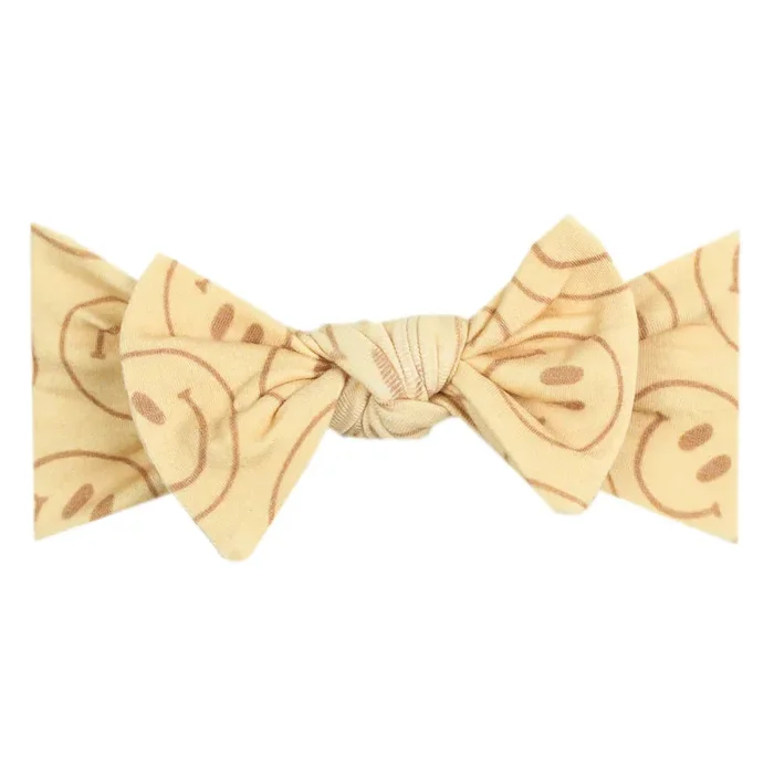 Copper Pearl Knit Headband Bow | Vance
