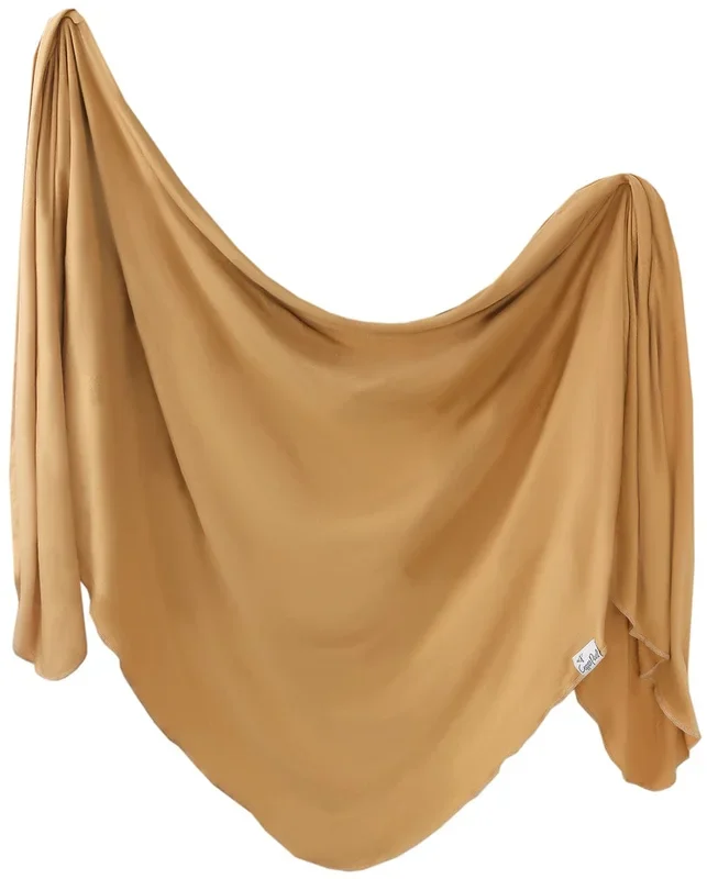 Copper Pearl Knit Swaddle Blanket – Dune