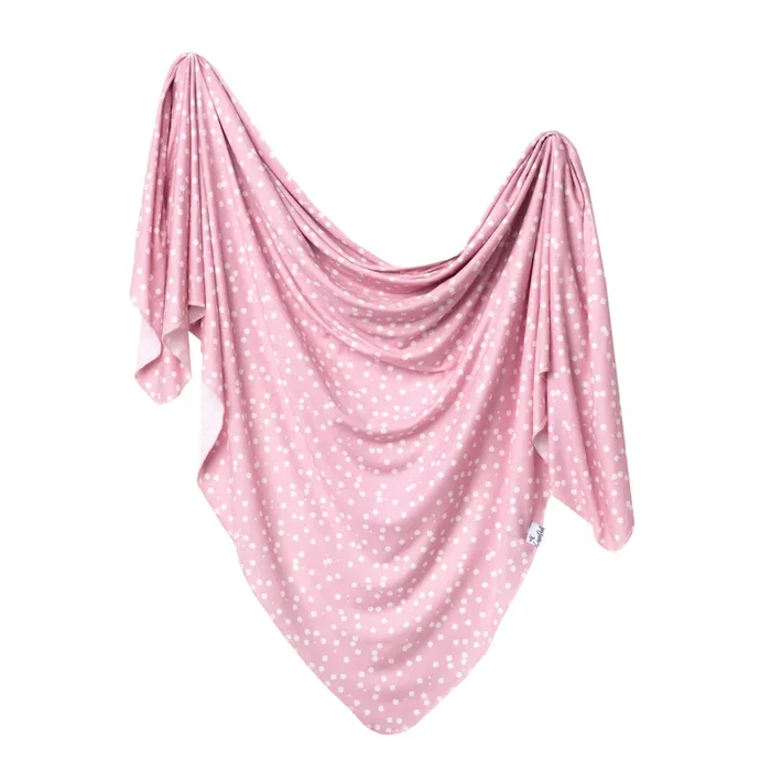 Copper Pearl Knit Swaddle Blanket – Lucy