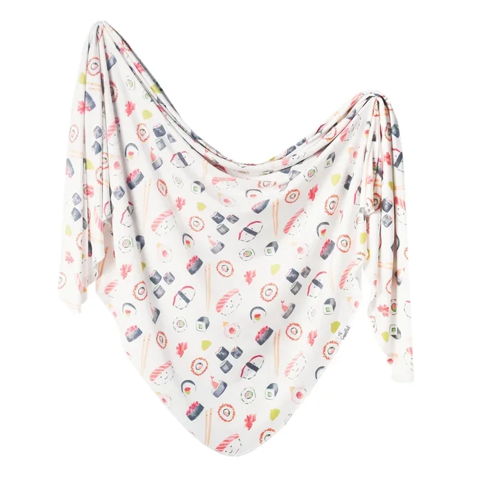 Copper Pearl Knit Swaddle Blanket | Baja
