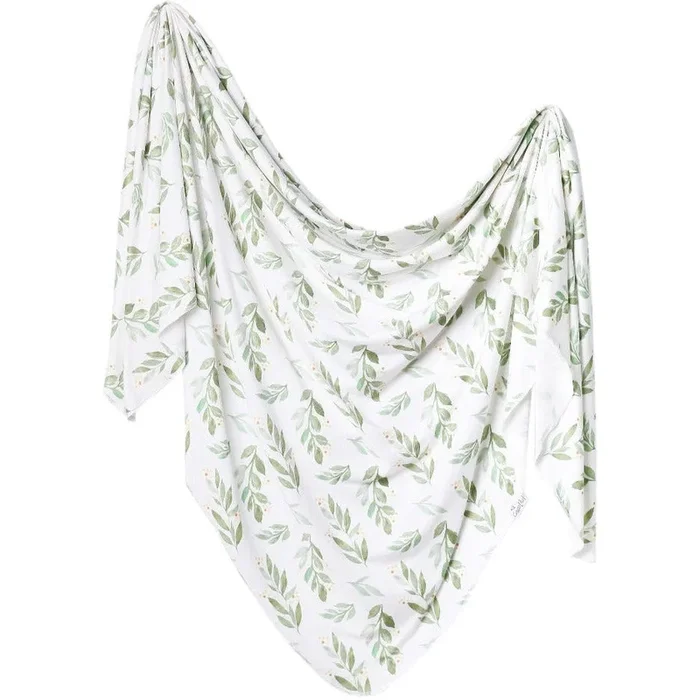 Copper Pearl Knit Swaddle Blanket | Fern