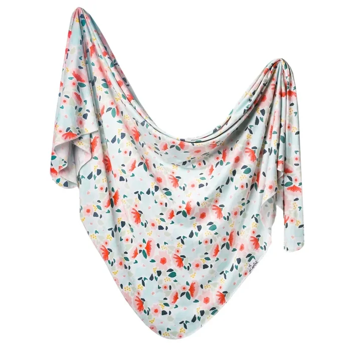 Copper Pearl Knit Swaddle Blanket | Leilani