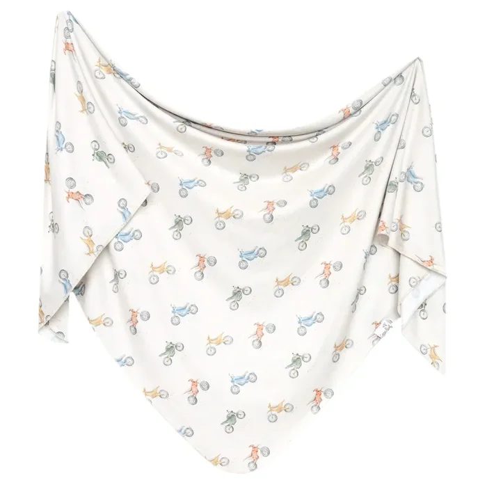 Copper Pearl Knit Swaddle Blanket | Ryder