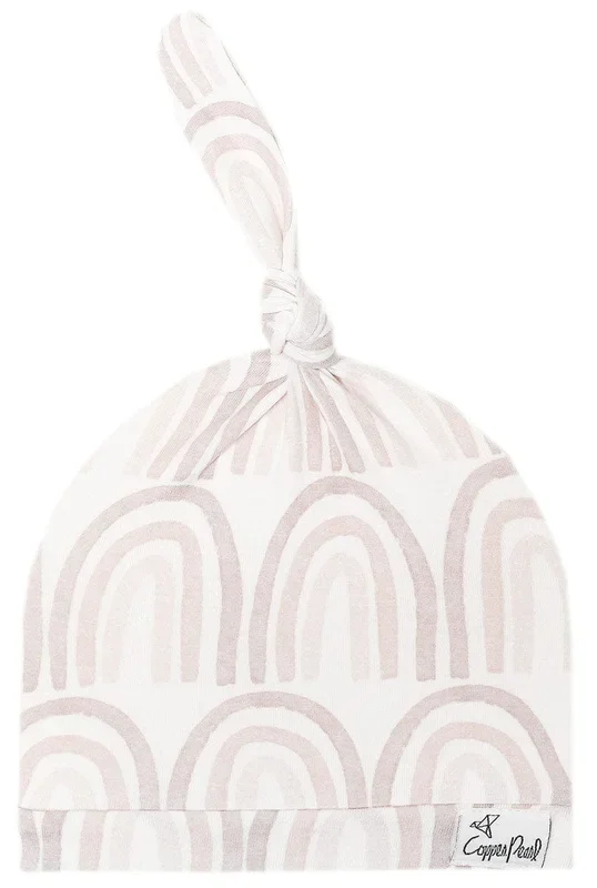 Copper Pearl Newborn Top Knot Hat – Bliss