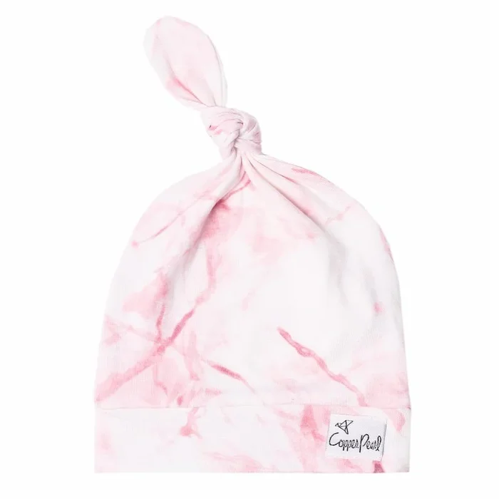 Copper Pearl Newborn Top Knot Hat – Roxy
