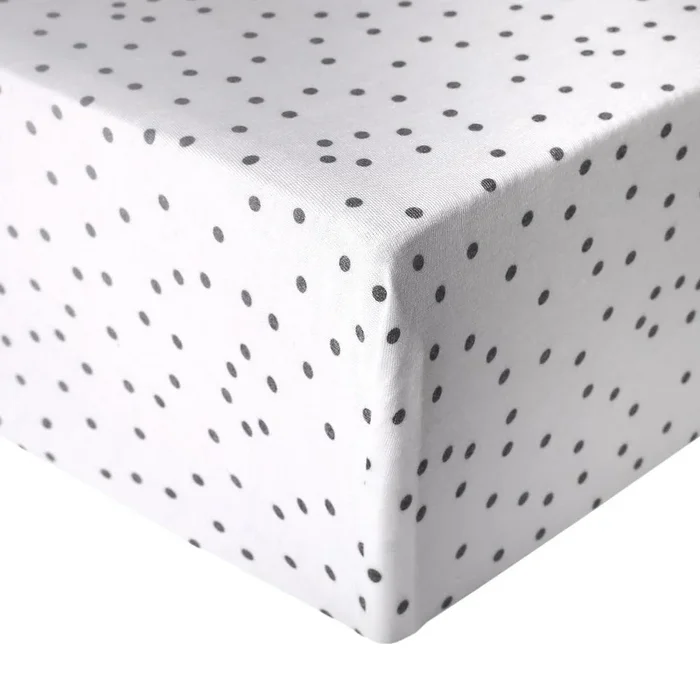 Copper Pearl Premium Knit Fitted Crib Sheet | Willow