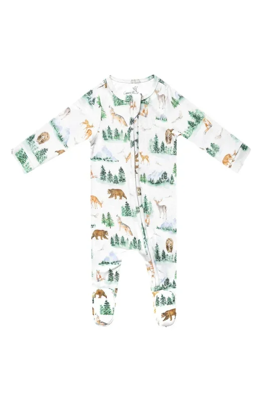 Copper Pearl Zip-Up Footie | Grayson