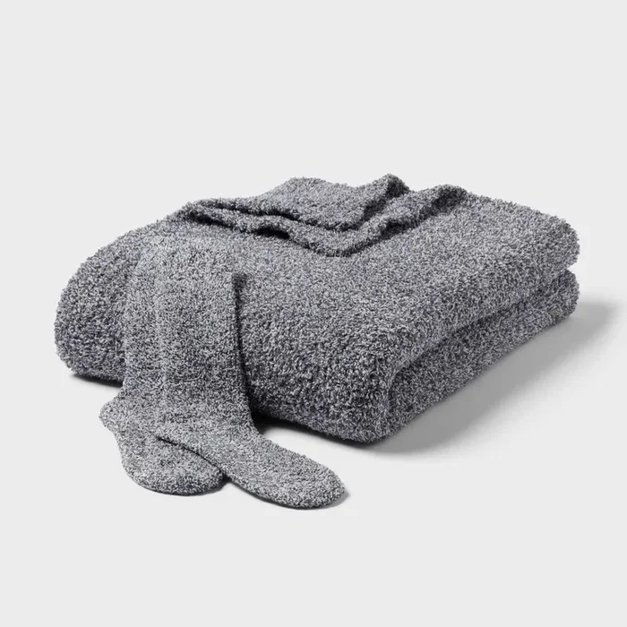 Cozy Gift Set Throw Blanket Blue – Threshold