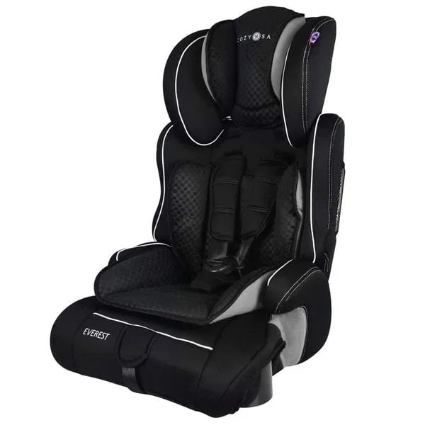 Cozy N Safe Everest Group 1/2/3 Child Car Seat – Black/Grey