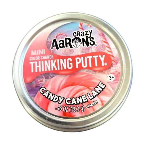 Crazy Aaron’s Mini Thinking Putty | Candy Cane Lane
