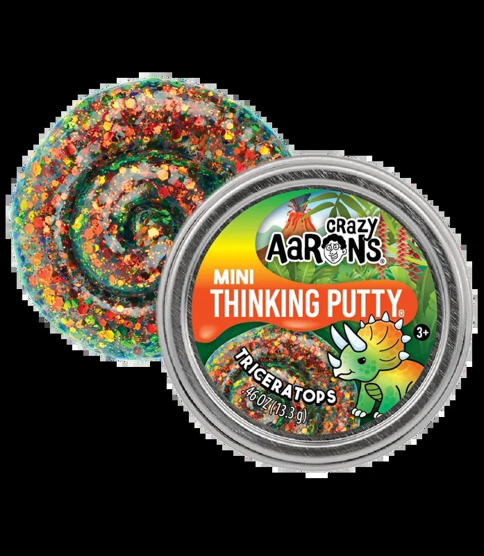 Crazy Aaron’s Mini Thinking Putty | Triceratops