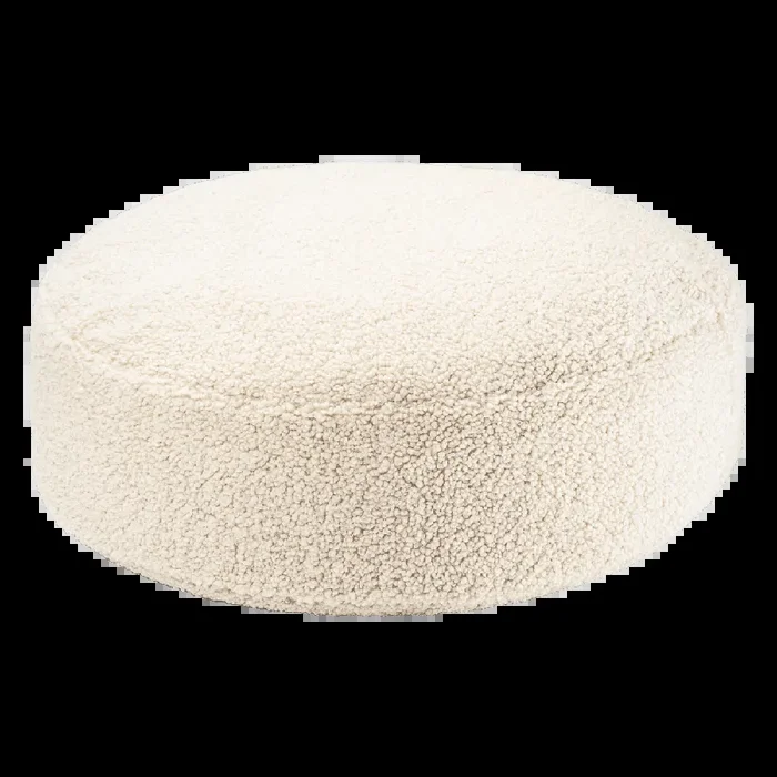 Cream White Ottoman