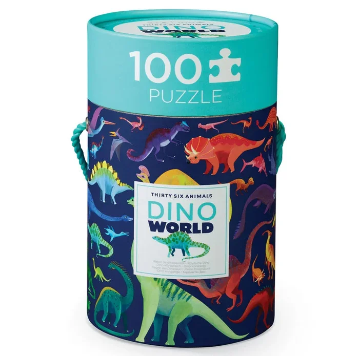 Crocodile Creek 100 PC Puzzle | 36 Animals Dino World