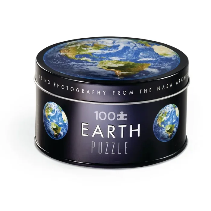 Crocodile Creek 100pc Tin NASA Puzzle | Earth