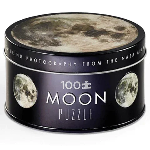 Crocodile Creek 100pc Tin NASA Puzzle | Moon