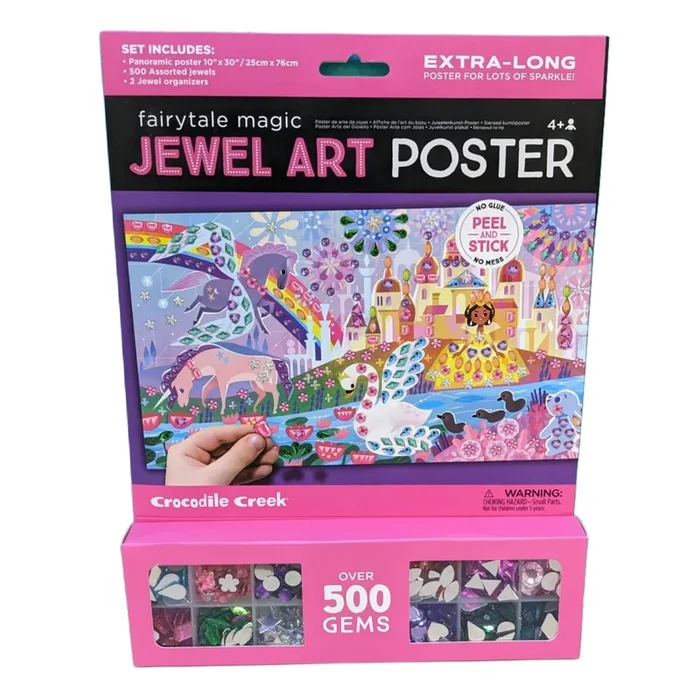 Crocodile Creek Jewel Art Poster | Fairytale Magic