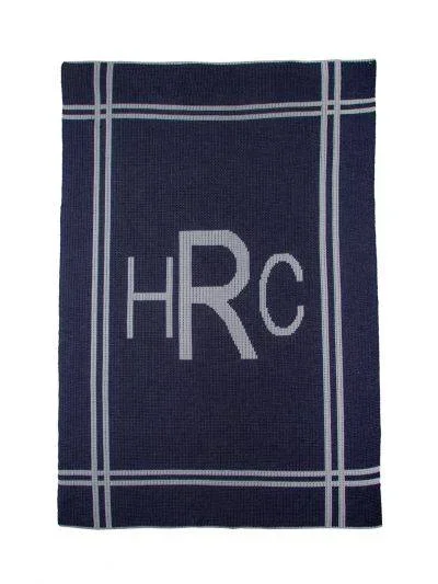 Cross Border Monogram Stroller Blanket