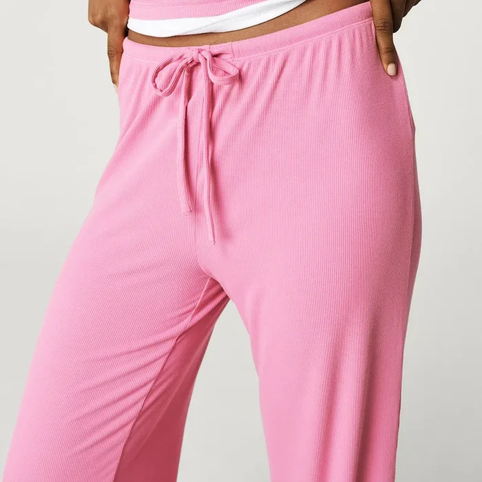 Cruisin’ Pink Women’s Premium Knit Straight Pants