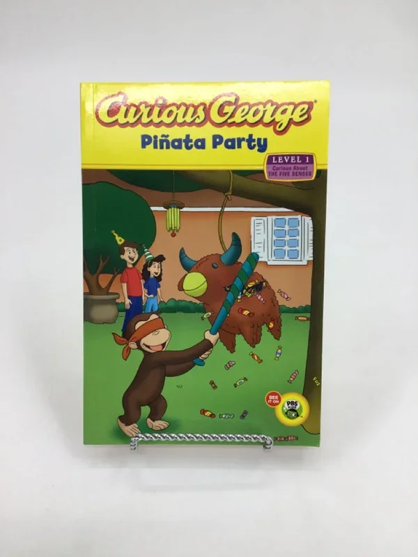 Curious George Pinata Party Level 1 Paperback Book