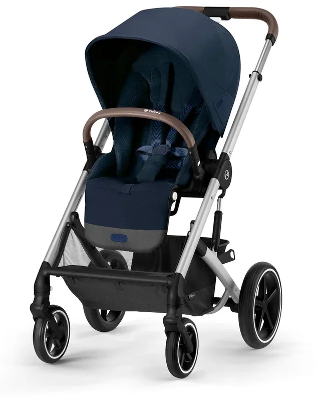 Cybex Balios S Lux 2 Stroller – Silver Frame / Ocean Blue
