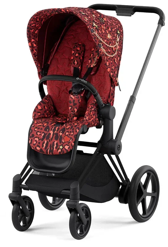Cybex ePriam 2 Electronic Assist Complete Stroller Bundle – Rockstar by Alec Voelkel