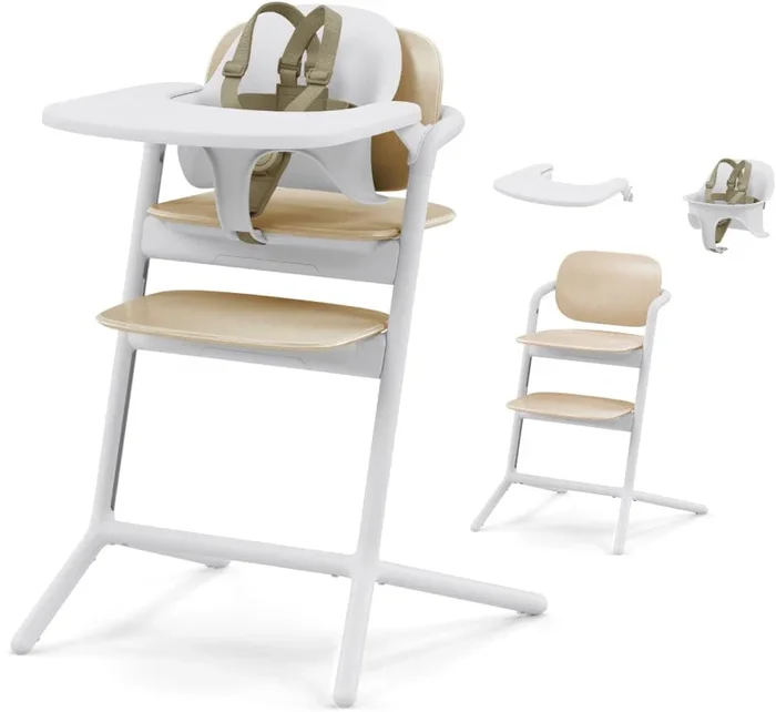 Cybex LEMO 2 High Chair 3-in-1 Set – Sand White