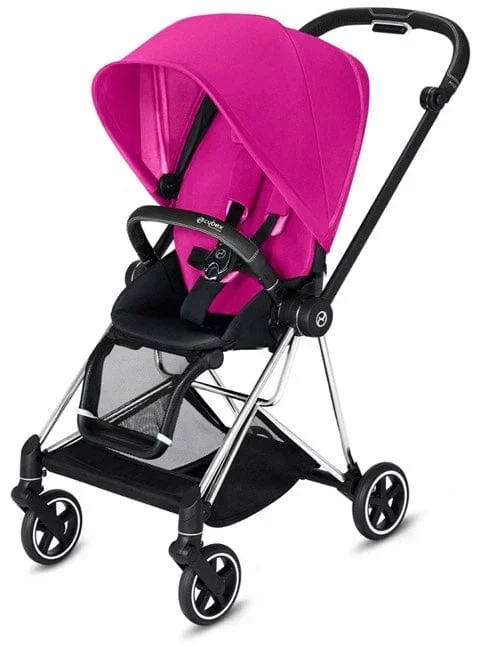 Cybex Mios 2 Complete Stroller – Chrome/Black/Fancy Pink