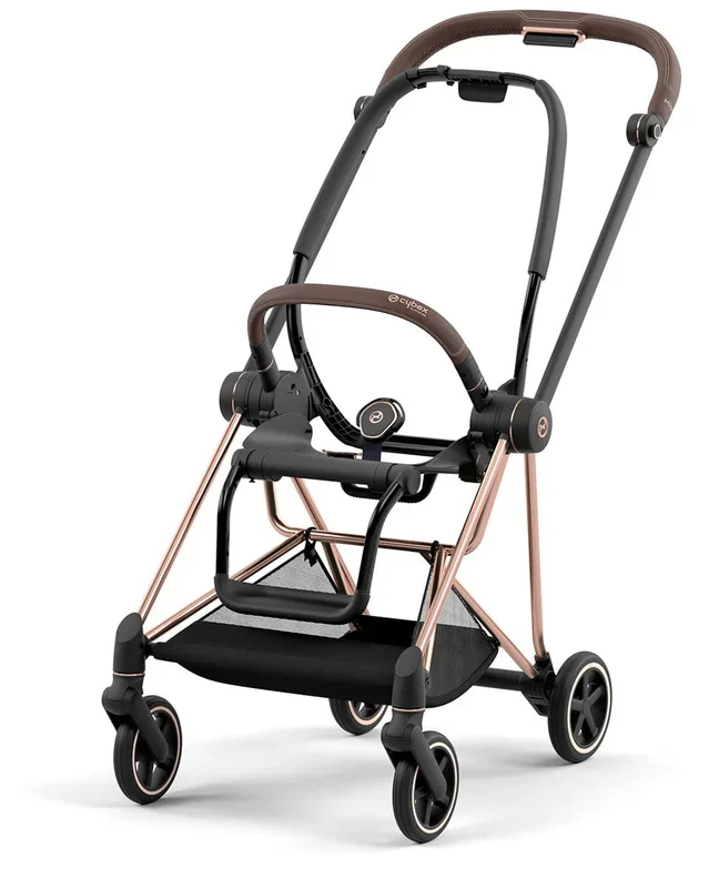 Cybex Mios 3 Stroller Frame – Rose Gold / Brown