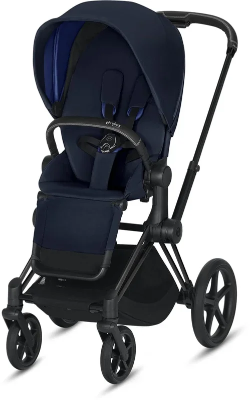Cybex Priam 3 Complete Stroller – Matte Black/Indigo Blue