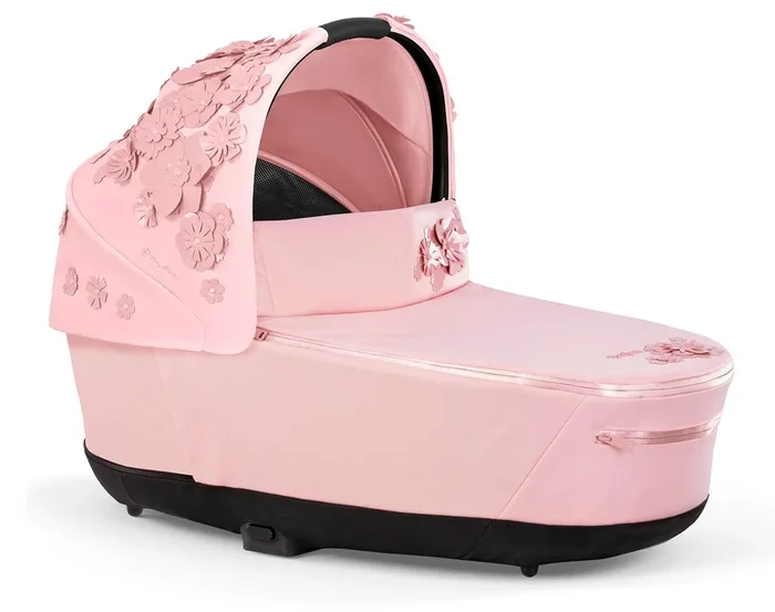 Cybex Priam 4 / ePriam 2 Lux Carry Cot – Simply Flowers Pale Blush