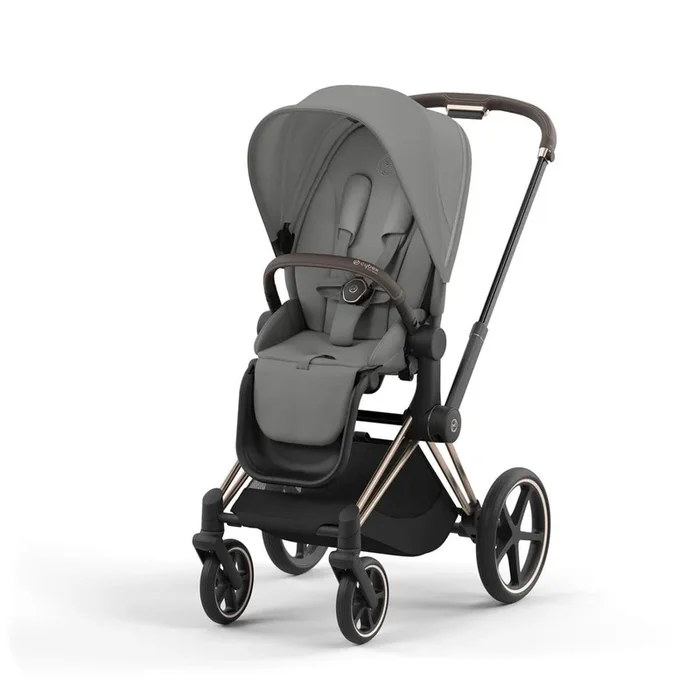 Cybex Priam 4 Stroller (One Box) – Rose Gold / Mirage Grey