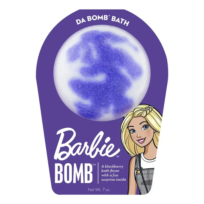 Da Bomb Barbie Purple Swirl Bath Bomb