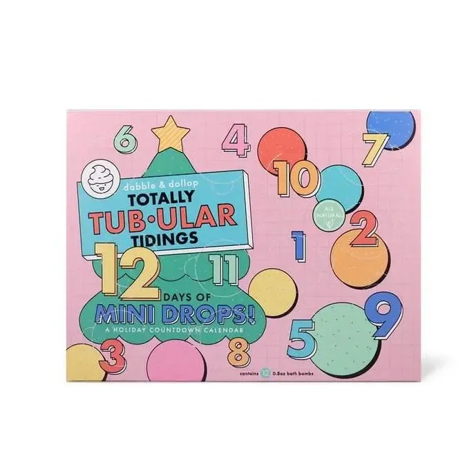 Dabble & Dollop 12 Days of Mini Bath Bombs Countdown Calendar