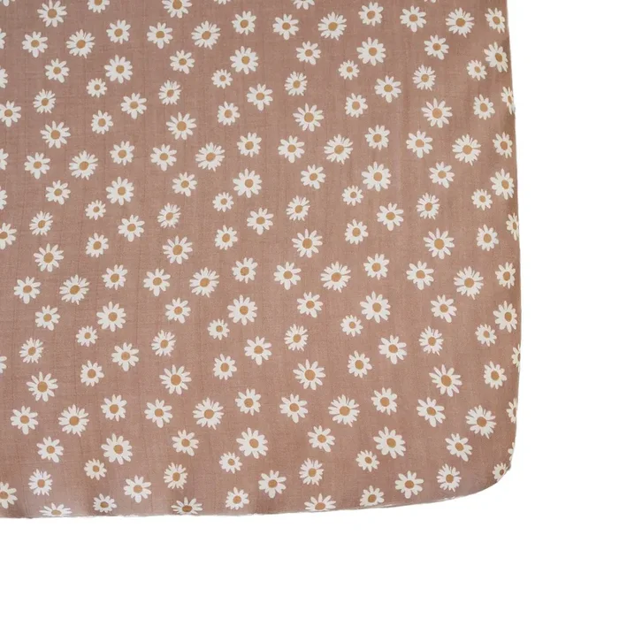 Daisy Dream Muslin Crib Sheet
