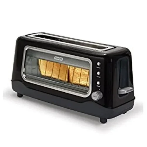 Dash Clear View 2-Slice Toaster – Black