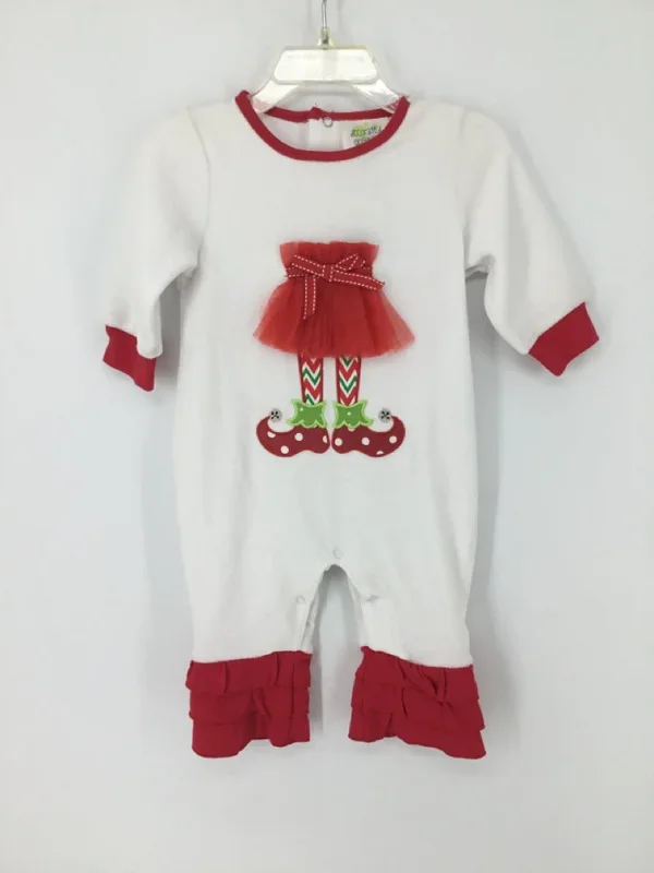 Decorated Originals for kids Child Size 6 Months Red Christmas Outfit