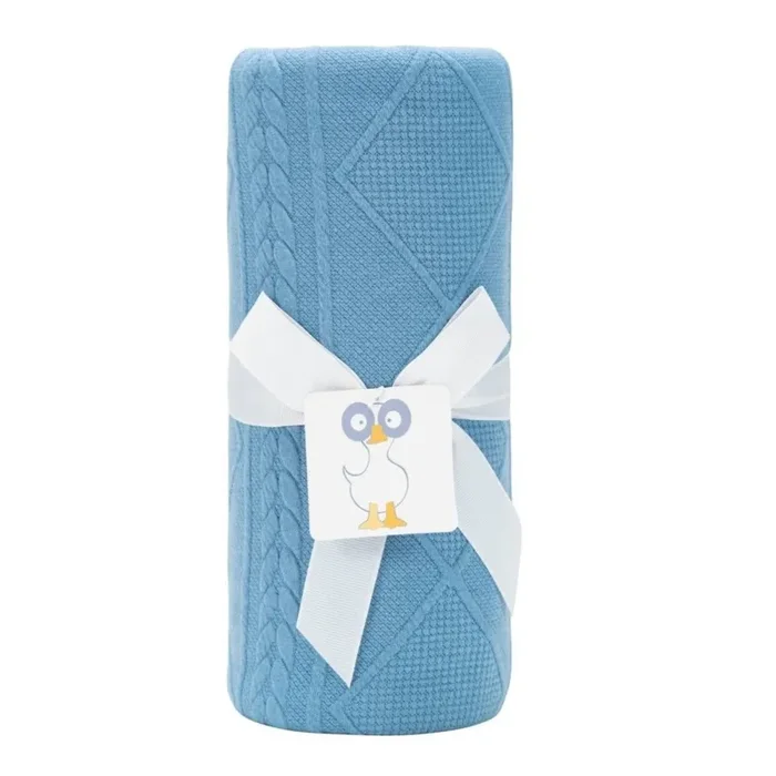 Denim Knit Blanket