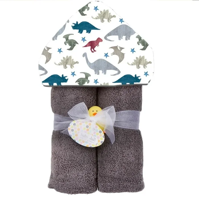 Dino Plush Deluxe Hooded Towel