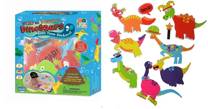 Dinosaurs Bath Stickers