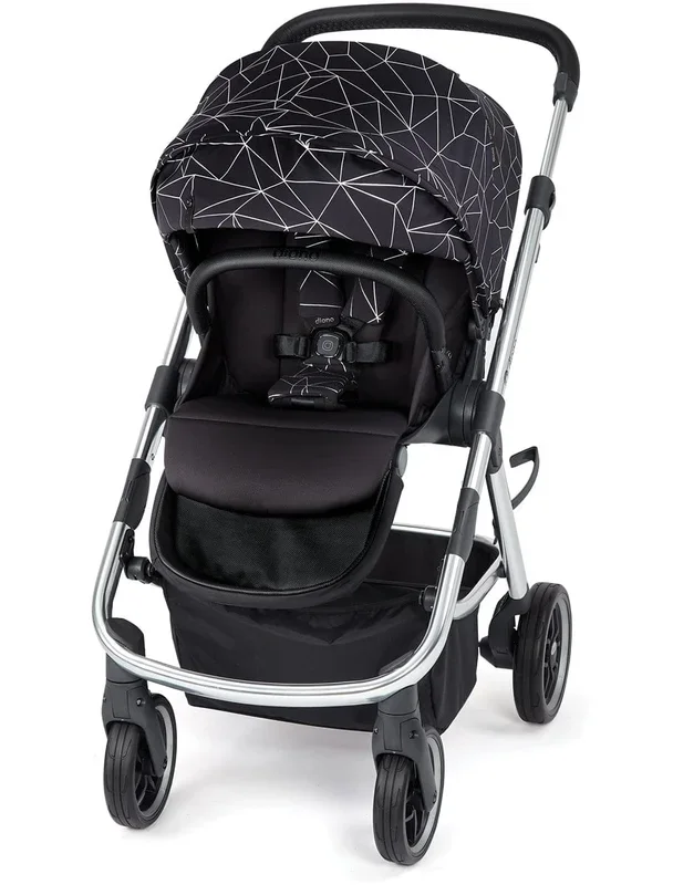 Diono Excurze Stroller – Luxe Black Platinum