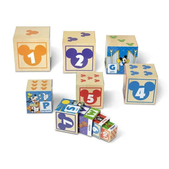 Disney Mickey Mouse ABC 123 Nesting & Stacking Blocks