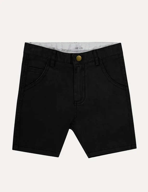 Distressed Shorts – Black