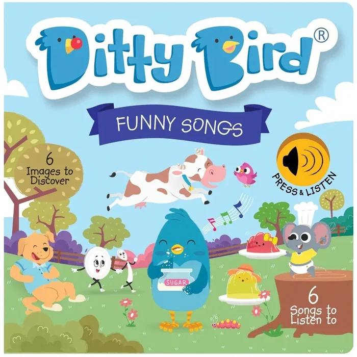 Ditty Bird Interactive Musical Book | Funny Songs