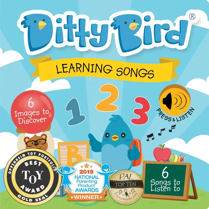 Ditty Bird Interactive Musical Book | Learning Songs