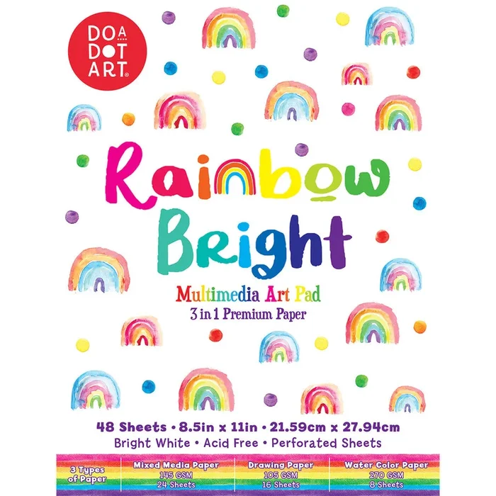 Do-A-Dot Art! Rainbow Bright Mixed Media Art Pad