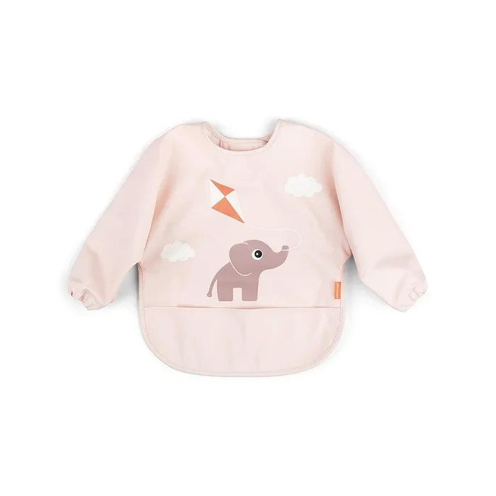 Done by Deer Sleeved Pocket Bib – Powder
