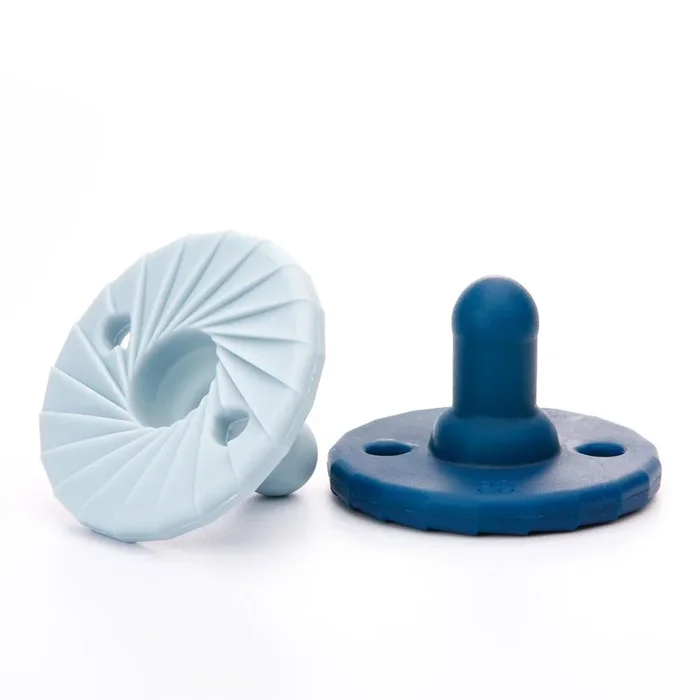 Doodle & Co. Tokyo Pop Pacifier – Navy/Cloud (Stage 1, 0 Months and up)