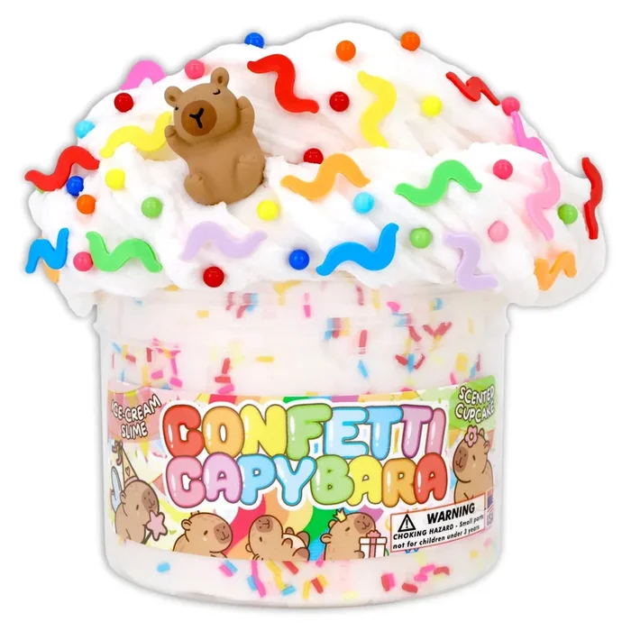 Dopeslime Confetti Capybara Ice Cream